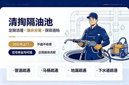 大庆清掏隔油池